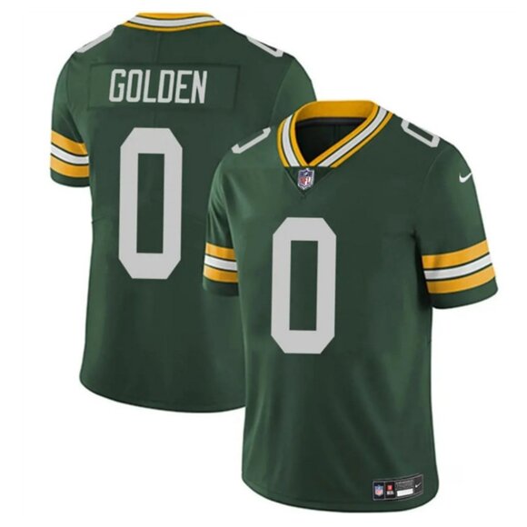 Mens Youths  Kids Matthew Golden Green Stitched Jersey Vapor - Picture 1 of 1